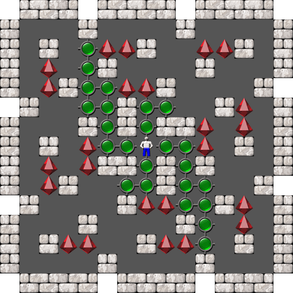 Sokoban Volatile Catalysts level 9